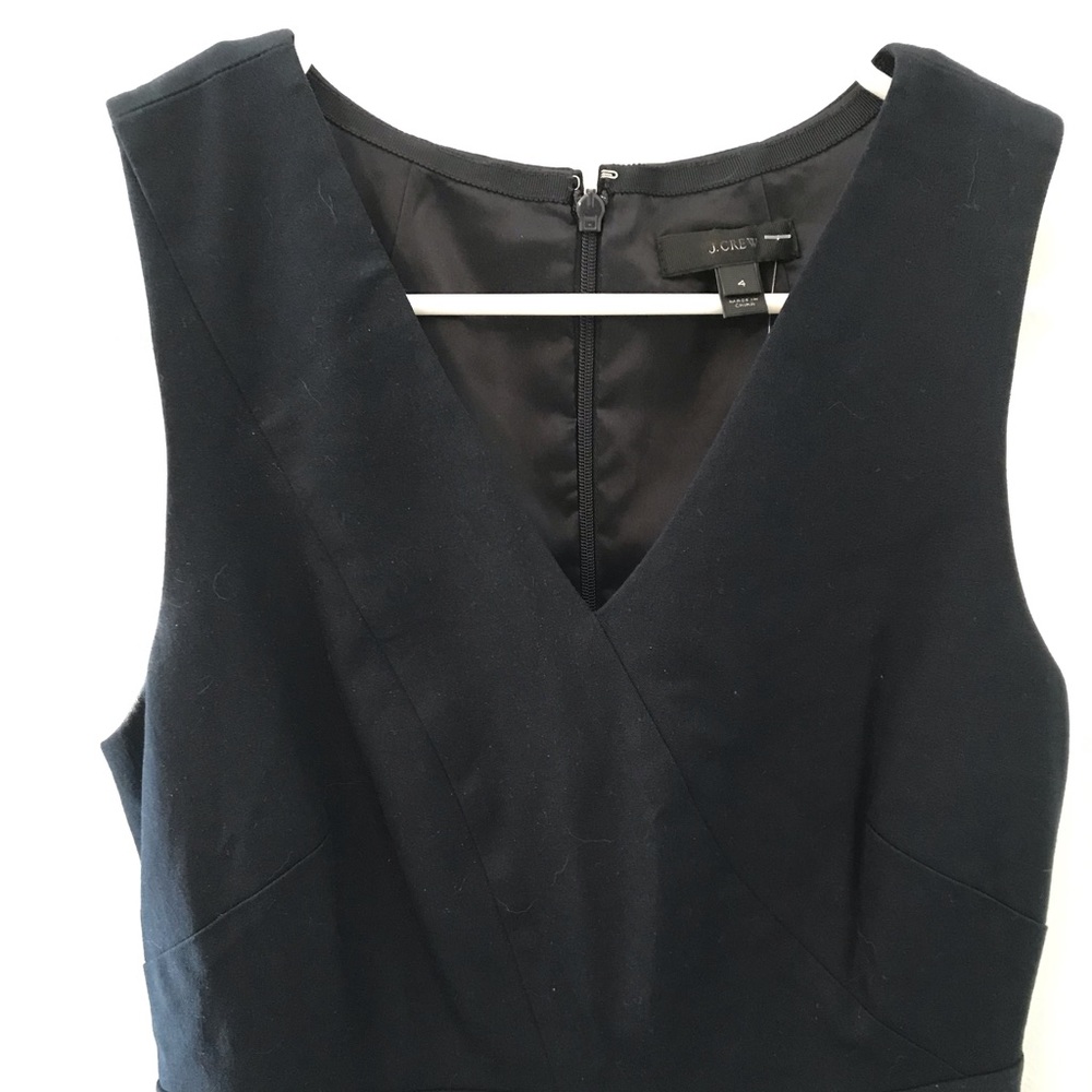 J Crew Navy suiting dress size 4